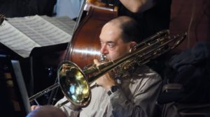 Colin Murray - bass trombone Rex Hotel Orchestra